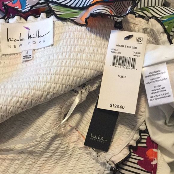 Nicole Miller Layered Cold Shoulder LongSle Dress - Picture 8 of 8